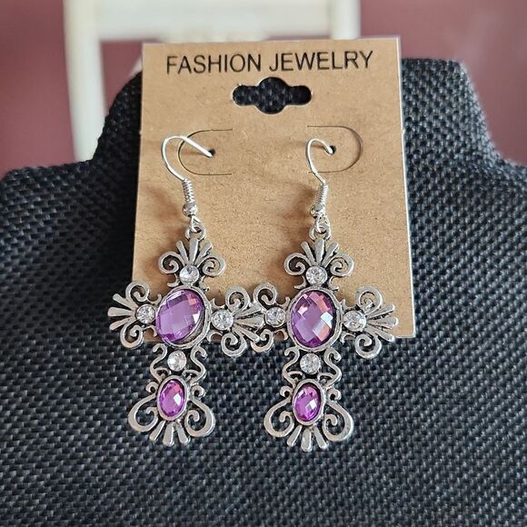 Fashion Jewelry Jewelry - 🎉Host Pick🎊 Antique Metal Cross Earrings